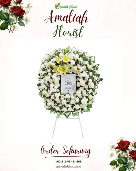 Krans Bunga Duka Pasehkidul